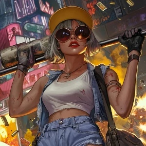 young, rebellious gta-style character. The character should have...