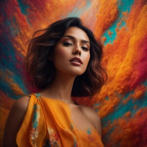 create a dreamy textured painting