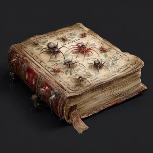 Image of a book Araneae with spiders on it