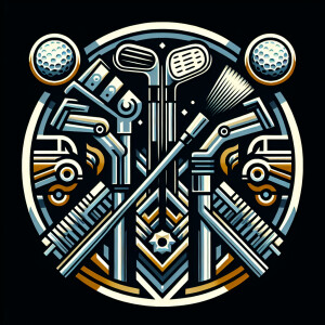 Design a sleek and contemporary logo for 'Clean Swing Mobile Gol...