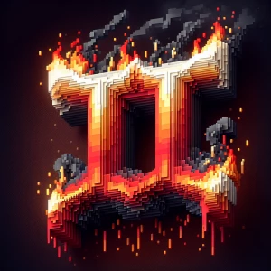 🔥♊️ voxel effect