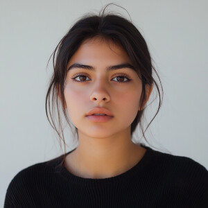 A youthful-looking 23-year-old Mexican-American woman with a Cal...