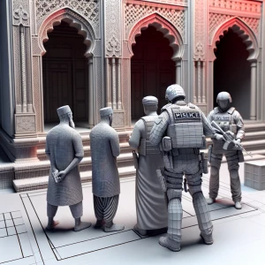 The men were not wearing their uniforms and were Neike in front...