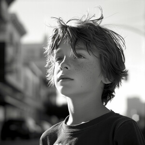 a boy in San-Francisco