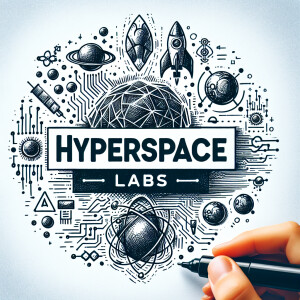 Logotype for hyperspace labs, AI accelerator