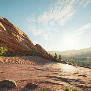 A breathtaking, photorealistic 3D 8K UHD photograph of Colorado'...