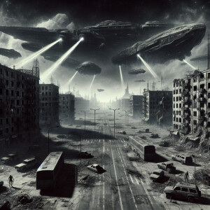 Post zombie apocalyptic world invaded by aliens