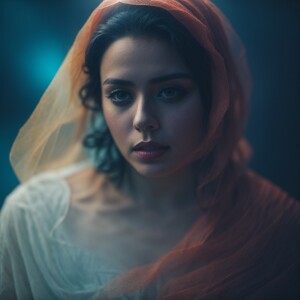 Beautiful female ghost