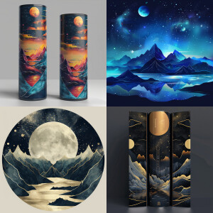 Luxurious product package design, sleeve, high end product, moun...