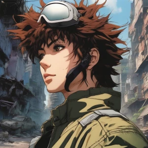 high drama, big shoulder pads, wild hair defying gravity, eyes t...