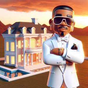 create a highly detailed image of a man resembling 2Pac, dressed...