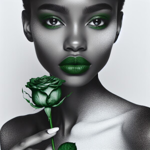 Create a visually engaging design by blending white and differen...