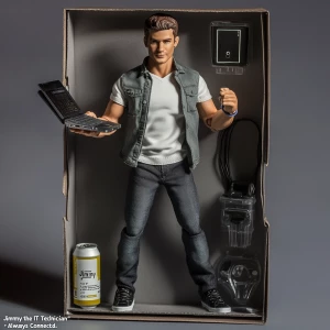 Using the attached photo as reference for the face, create a hyp...