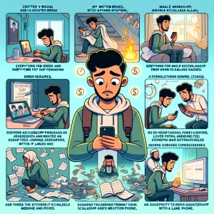 Rehan tuh anak rantau.
Kuliah sambil kerja part time, kadang ng...
