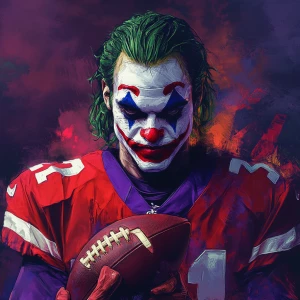 Joker as  NFL player, GTA art style