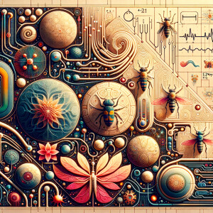 The golden ratio, Minimalist art Circuit, boards, circuitry, diagrams Cellular structures, DNA, circuit boards, colorful wires,  asian and Egyptian  graffiti, lie detector graphs, cardio, printout , branches infinity sign, cave, Art, handprints, distant birds flying, flowering vines, abstract gestural painting, dna