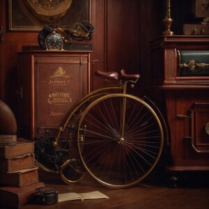 Create an image featuring a collection of vintage items: the Ben...