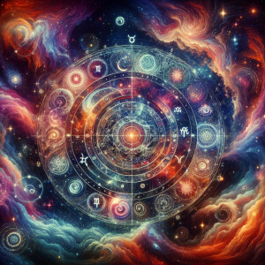 Instagram profile photo that is a beautiful astrology design