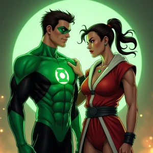 Green Lantern Hal Jordan and Tekken Christie Monteiro