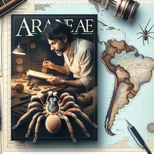 Design a book cover that includes a male archaeologist, a detail...