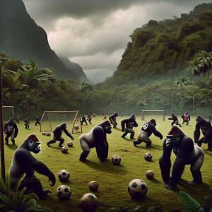 Gorilla football camp miserable