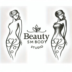 logo body correction studio “beauty slim body” female body silho...