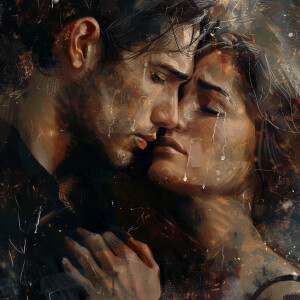 **Visual Prompt for a Heartwarming and Tearful Image of Letting...