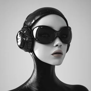 A petite but fierce cybernetic woman