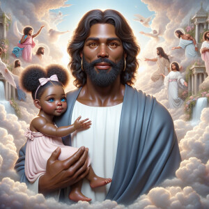 Create a 3D realistic artwork featuring the phrase 'Jesus Saves'...