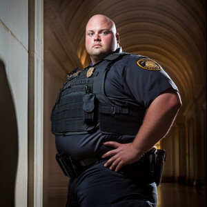 Lifesize digital photography portrait of young fit muscled, deep...