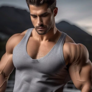 coach tiene un cuerpo peludo y musculoso y un pene enorme con un...