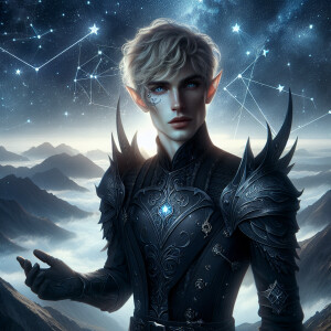 Caranthir-Ar-Fieniel from the Witcher uses magic to alter the st...