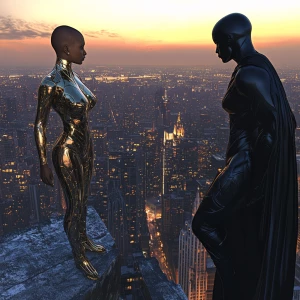 In a powerful tableau that captures the eternal struggle between...