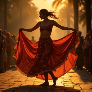 Slowly dancing exotically