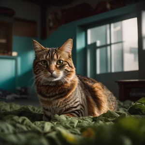 make a very fat tabby cat