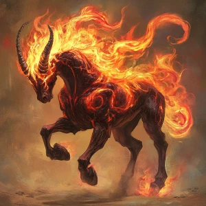 Aries: The Inferno Charger**  
A tempest of flame and fury, this...