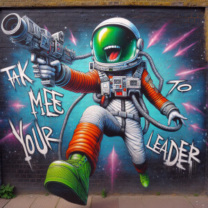 A photographic capture of  enthusiast [marvin the martian], donn...