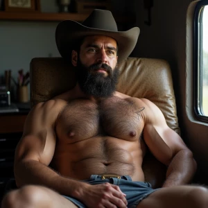Trucker who isnaikeandhairy musclebody that is showing off on th...