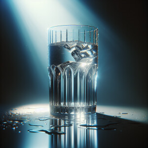 Glass of water,