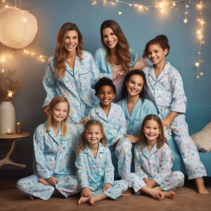 Pyjama Party AI portrait