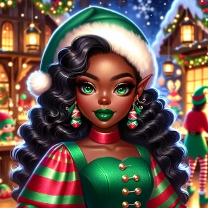A whimsical festive and vibrant airbrush oil painting digital il...