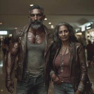 Create a hyperrealistic image of a scene in a crowded New York m...