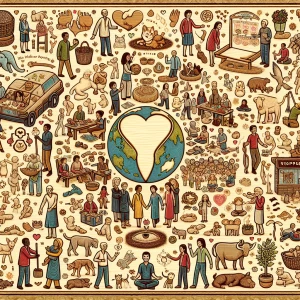 How would daily acts of kindness toward others include animalsan...