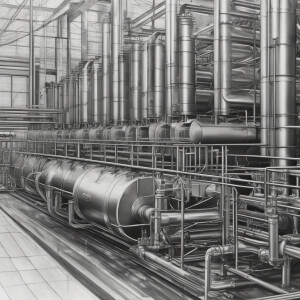 a fixed tubesheet heat exchanger rolling