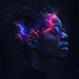 Create an image depicting from a perspective view a pair of iden...