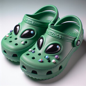 Baby yoda crocs