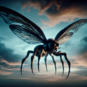 A spider was the power of flight