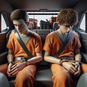 Hands behind their back, ultra realistic image, hands behind bac...