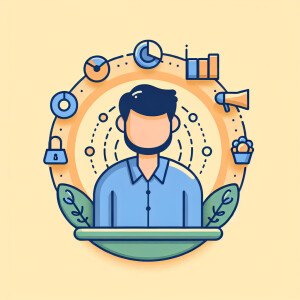 create a logo for Marketing Specialist, no text