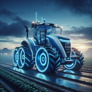 Generate new futuristic traktor